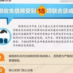 国税地税税务不申报交税上了黑名单，有哪些惩罚，上黑名单的后果，惩戒措施 ...