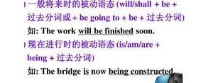 下列句子是被动句的是,5个被动语态句子be加过去分词？