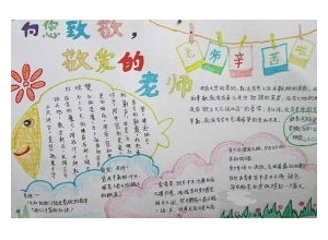 老师我爱你手抄报简短句子,关于“老师，我爱您!”的手抄报内容？ ...