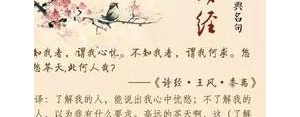 诗经内有子祯的句子,诗经楚辞中的绝美句子两个字？