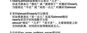 almost在句子中的作用,almost前面应该加什么？