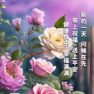 早安温暖人心的祝福图片问候语，温馨早上好问候语暖心早安祝福语