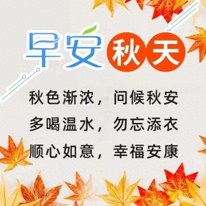 免打字的早安问候语图片带字，群发家人朋友的早晨祝福关心短语