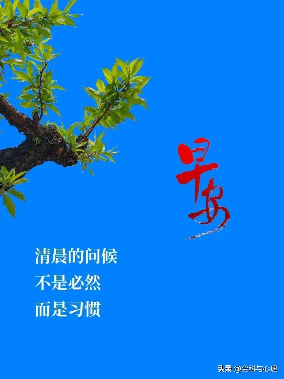 今日最新版最漂亮的早上好短语句子，简单问候，深情祝福