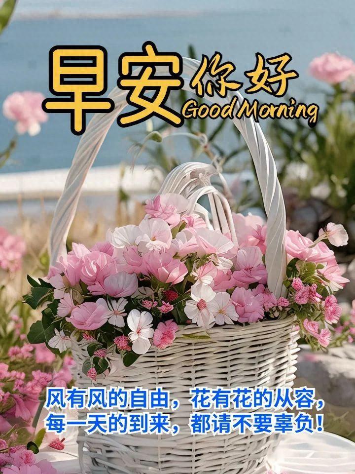 早安如意吉祥的祝福语短信，早上问声好，开心快乐无烦恼！